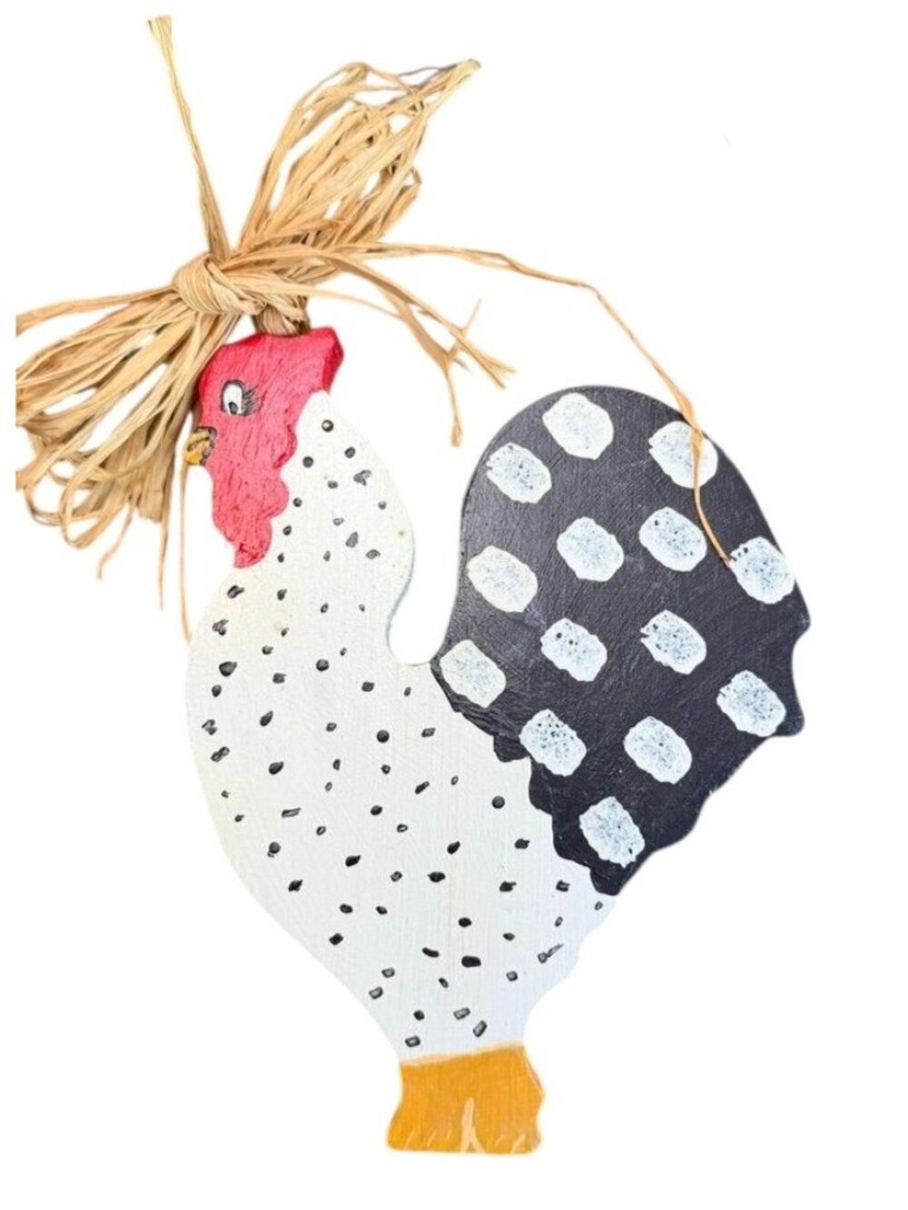 Rustic farmhouse-style rooster wooden wall hanging, farmhouse, rustic, decor